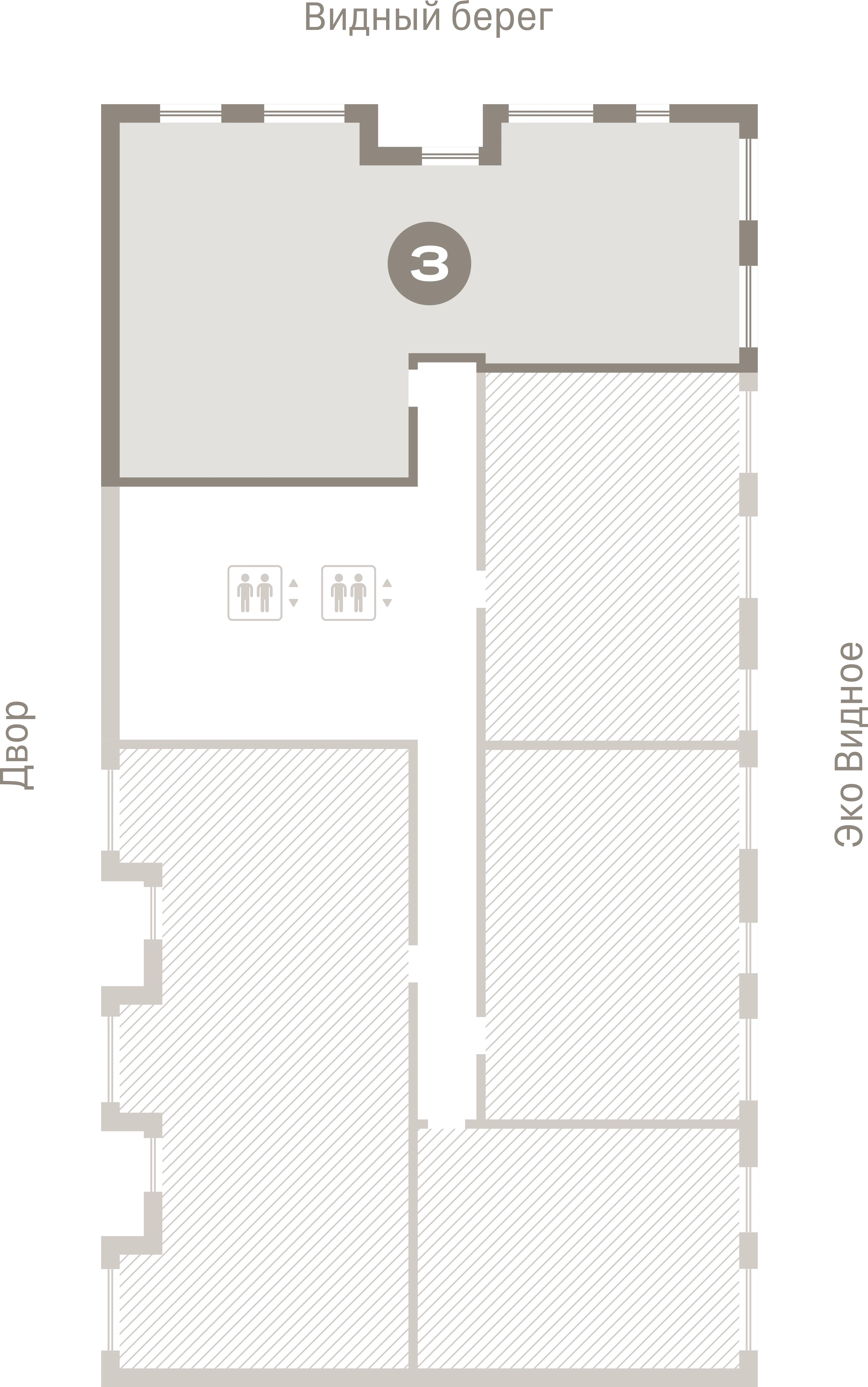 3 комн. Квартира 124.4 кв. м