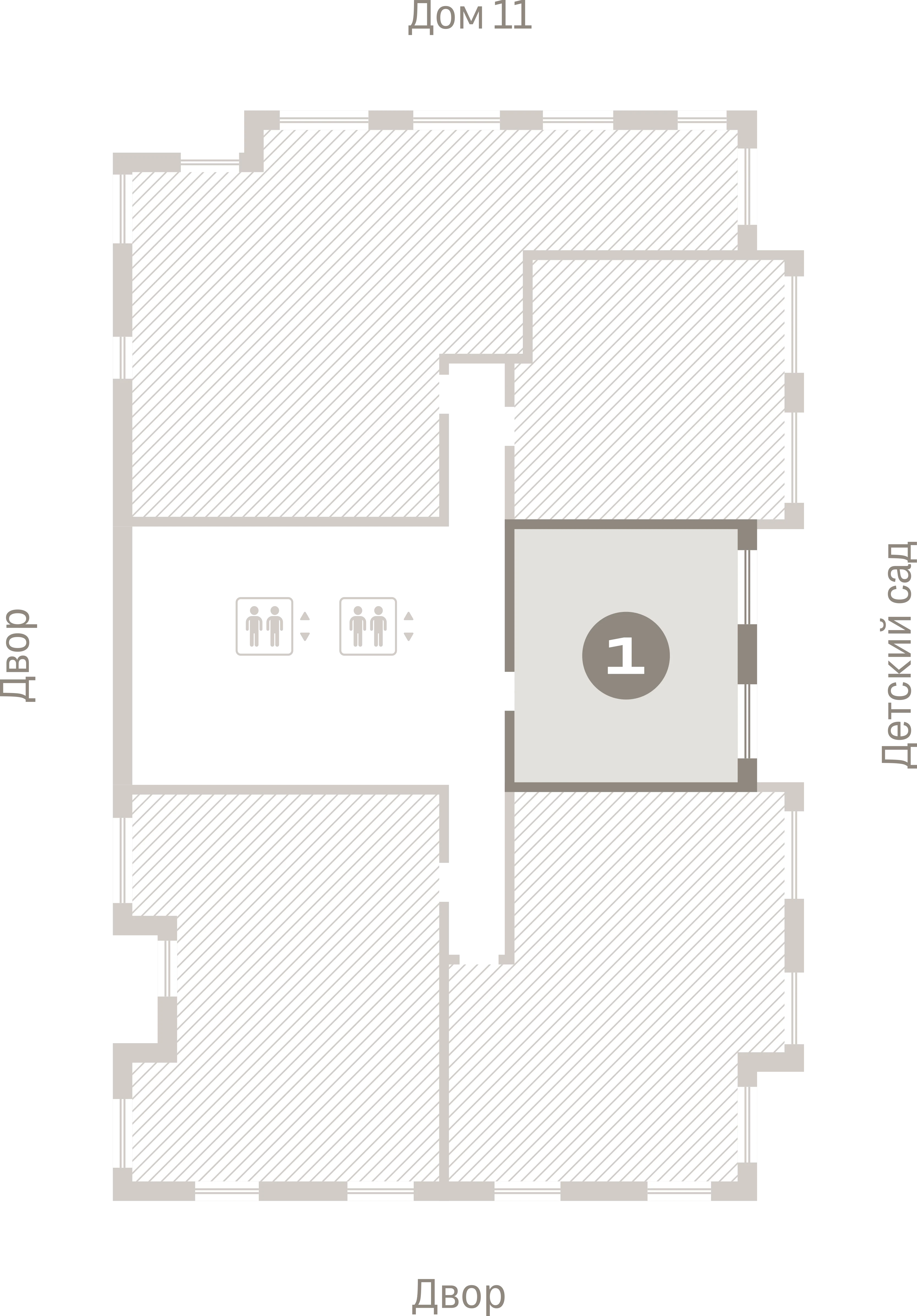 1 комн. Квартира 39.9 кв. м