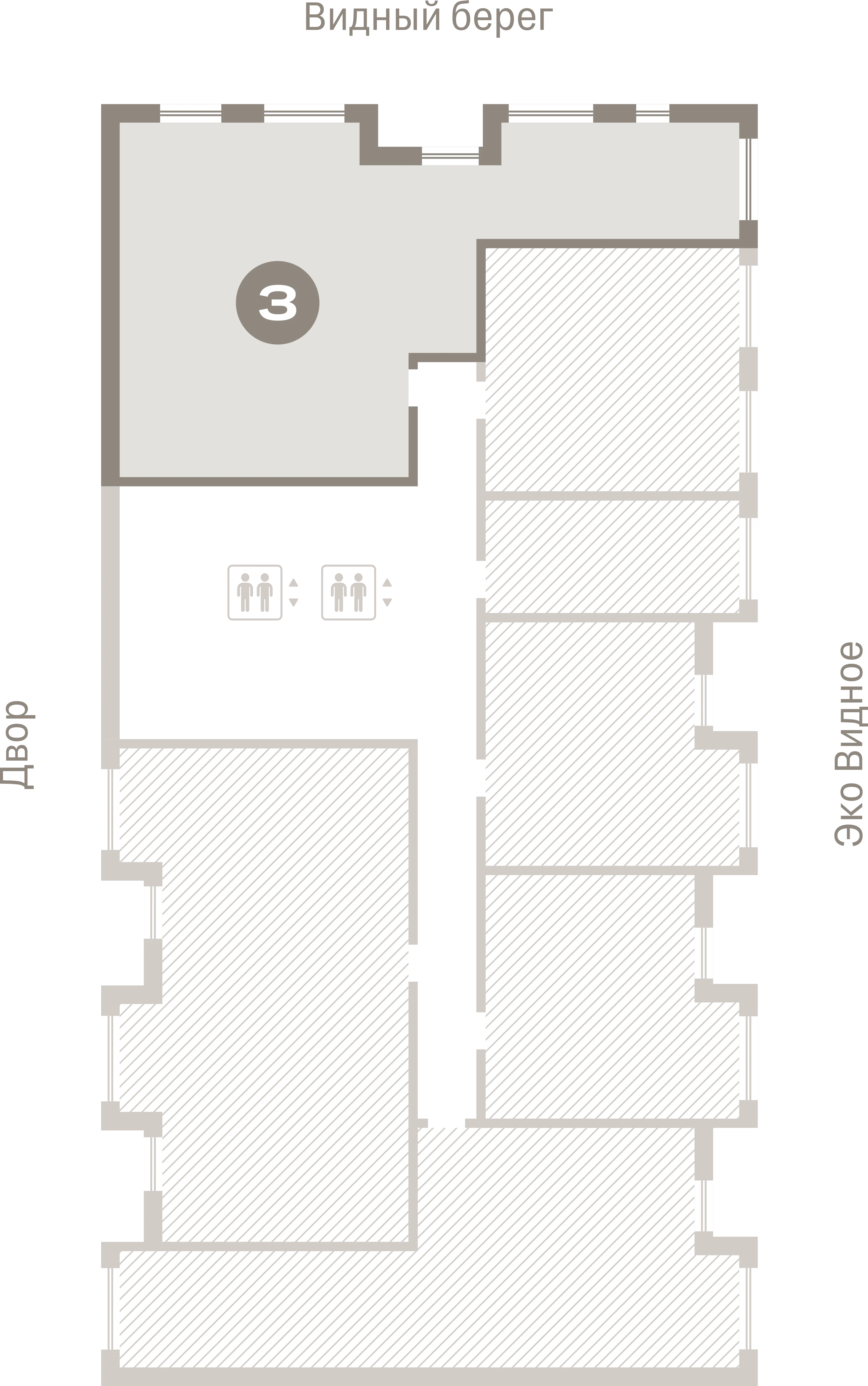 3 комн. Квартира 102.2 кв. м