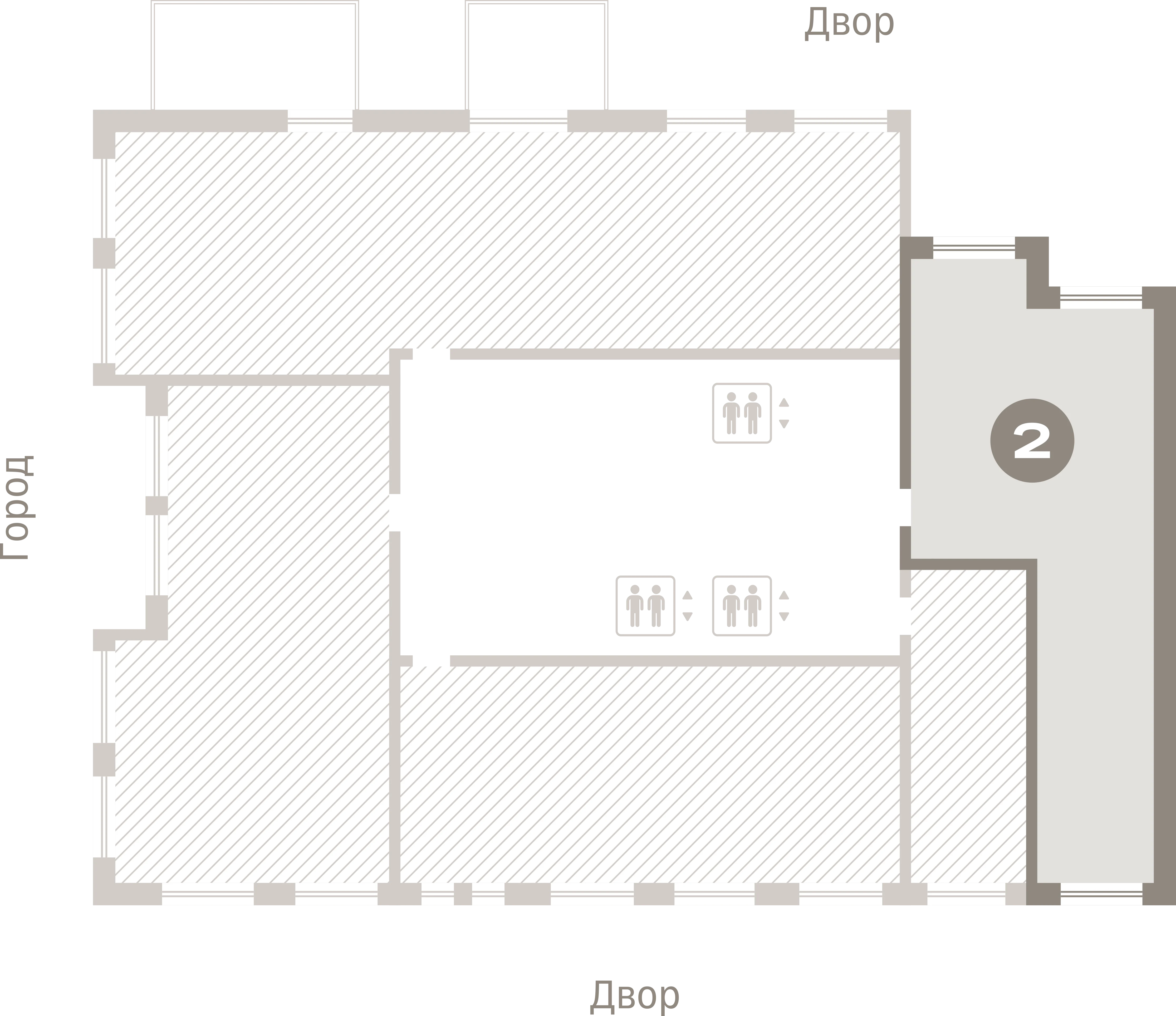 2 комн. Квартира 78.1 кв. м