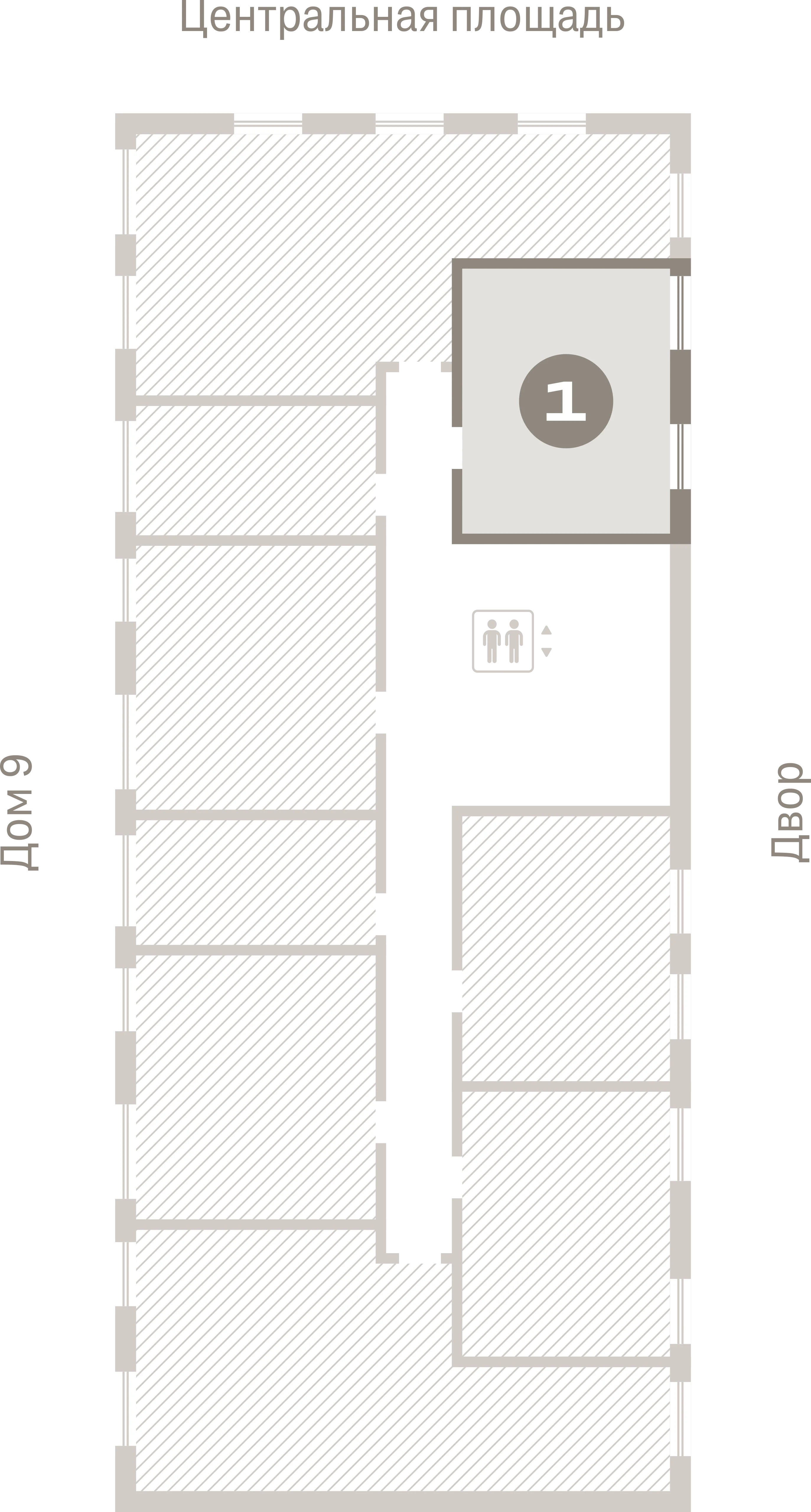 1 комн. Квартира 36 кв. м