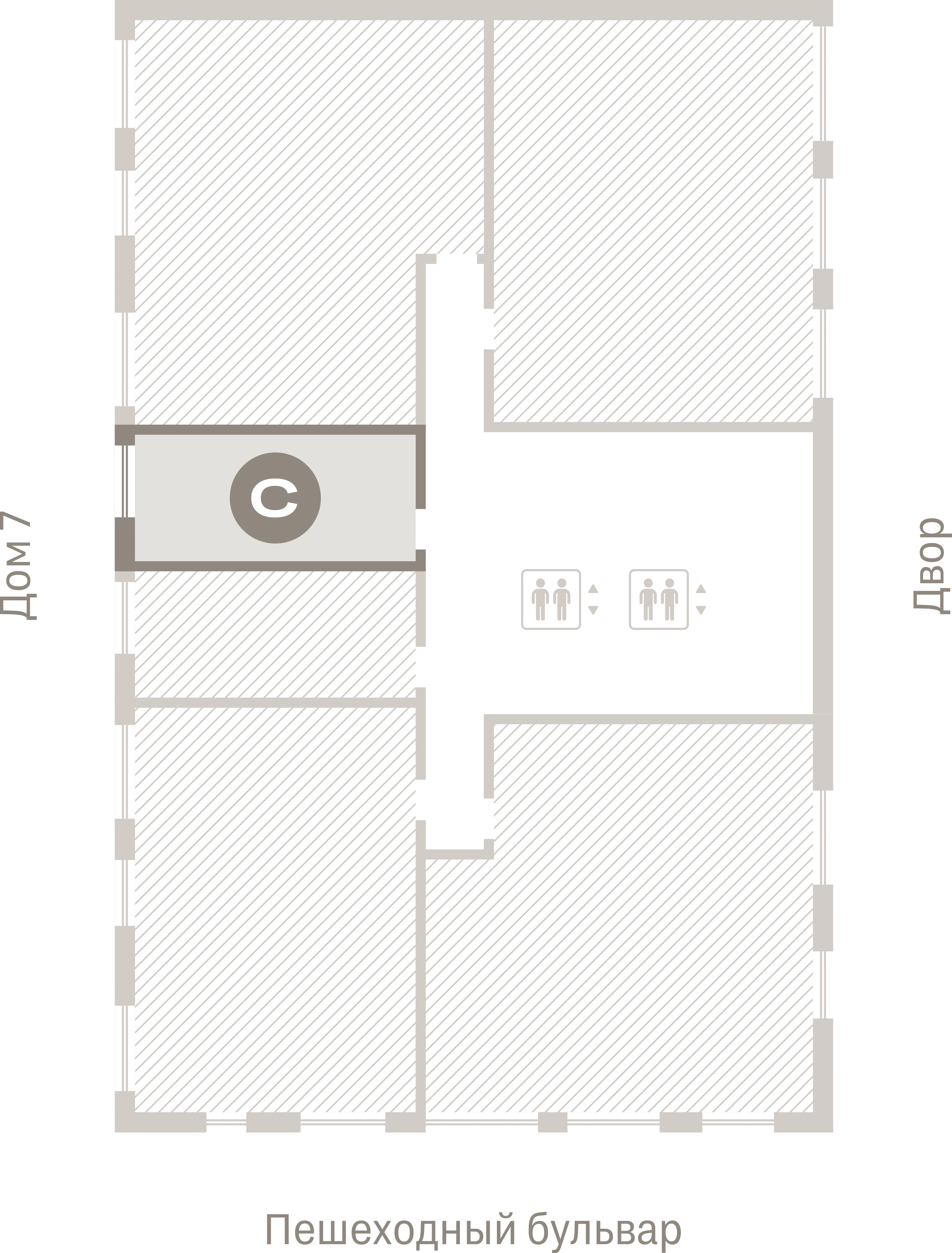 Квартира 22.4 кв. м
