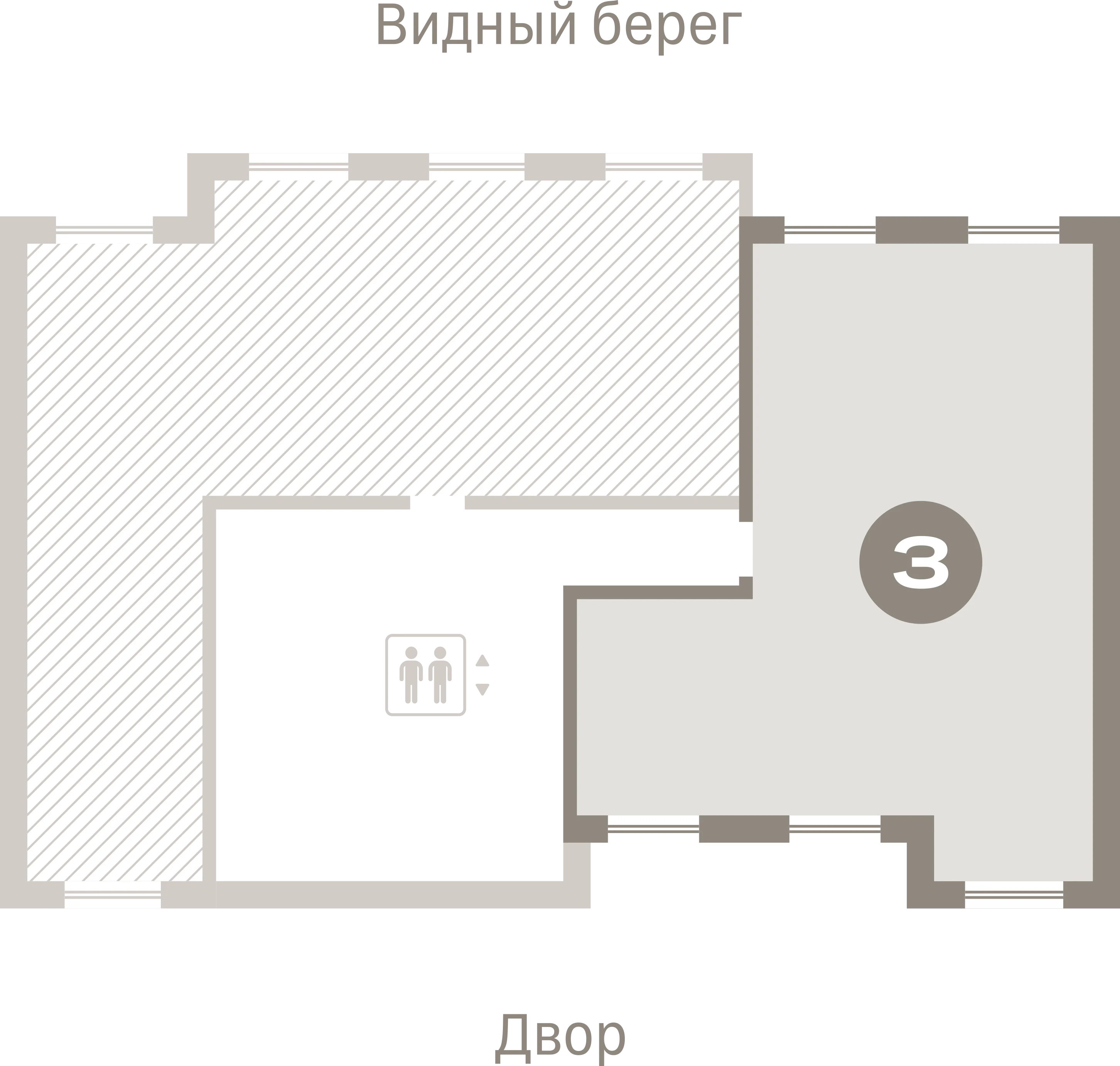 3 комн. Квартира 93 кв. м