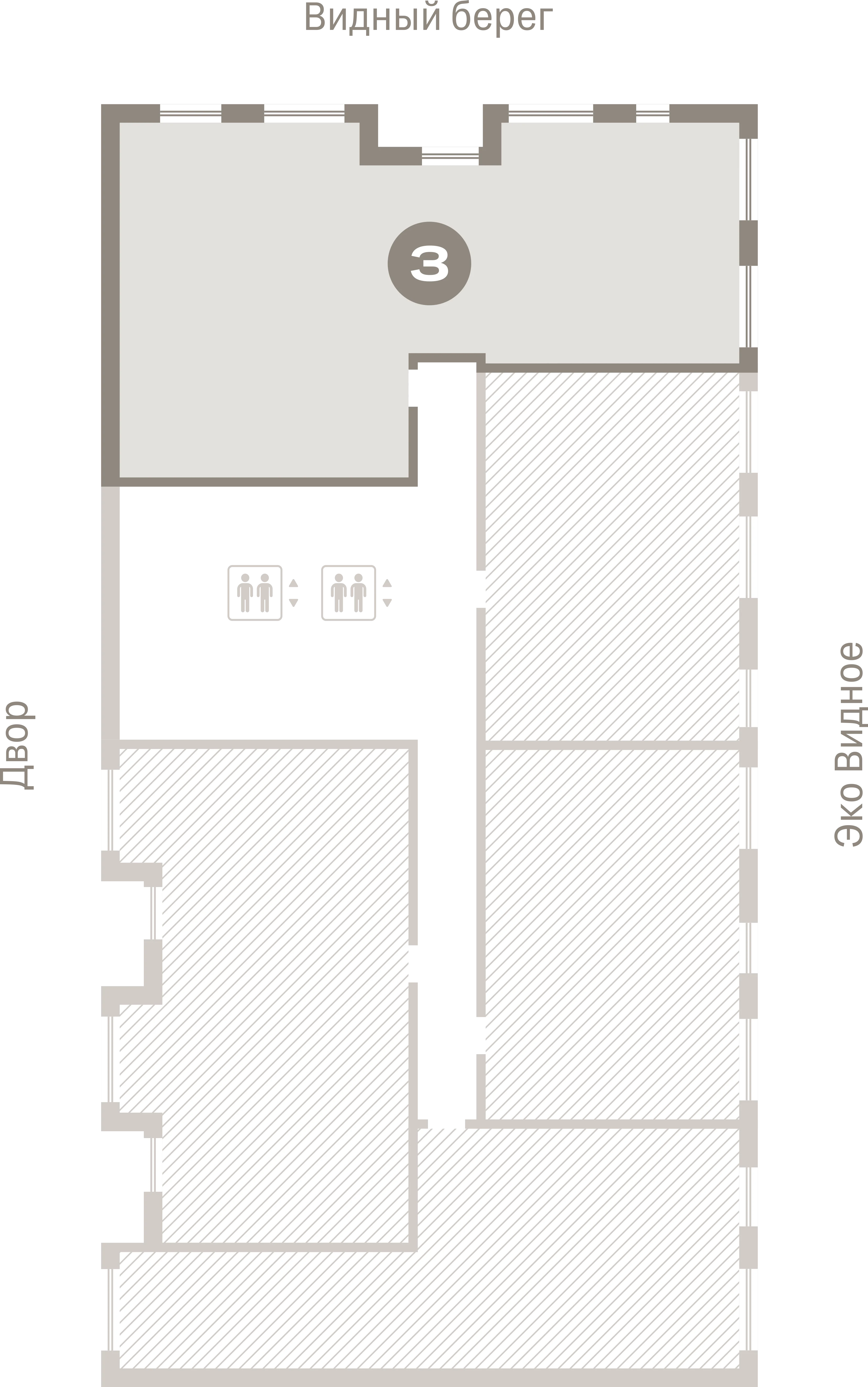 3 комн. Квартира 124.3 кв. м
