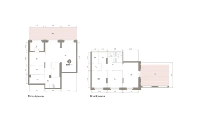3 комн. Квартира 193.9 кв. м