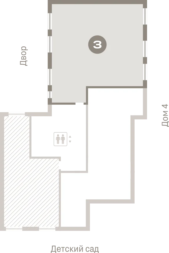 3 комн. Квартира 163.8 кв. м