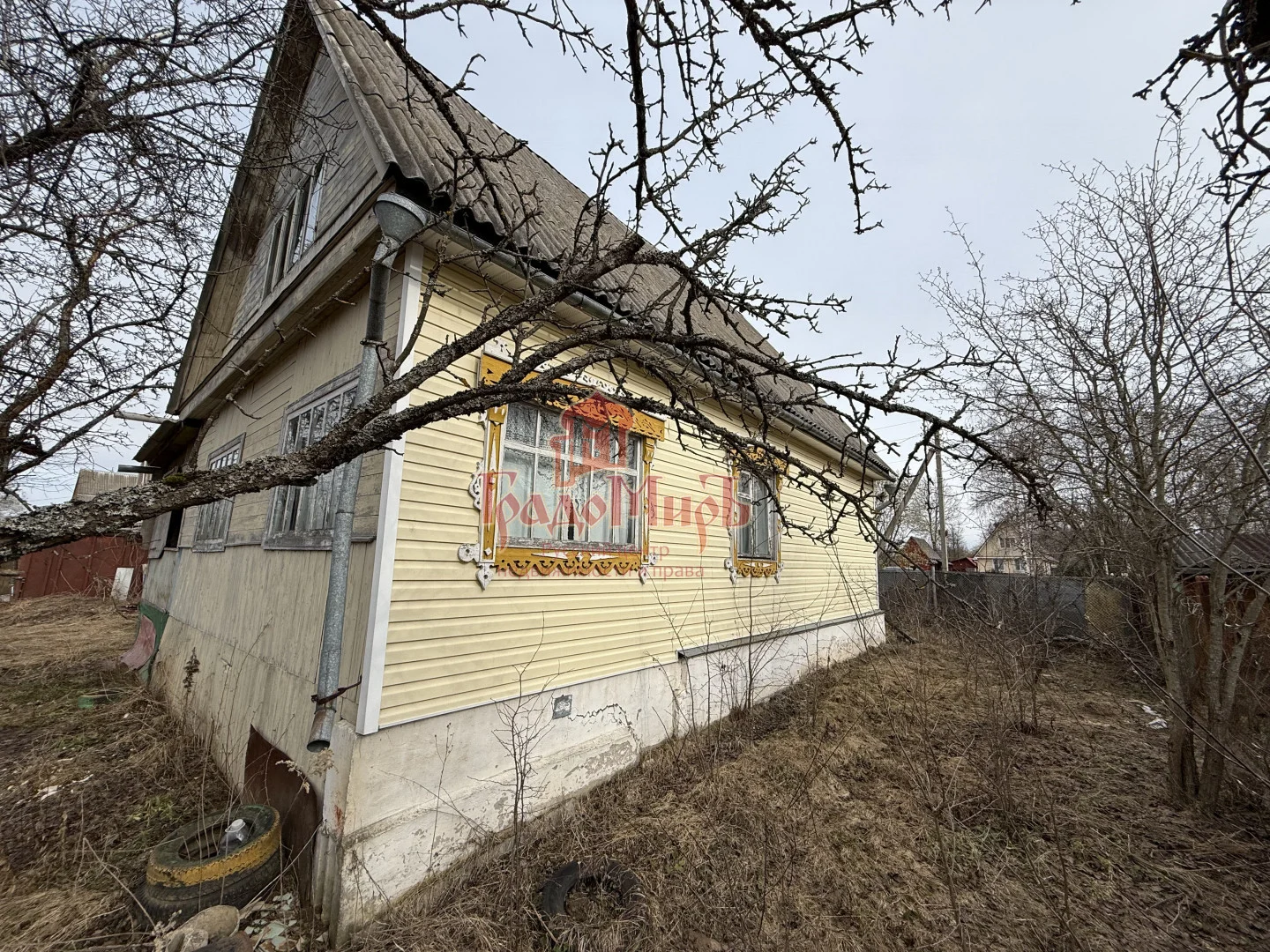 Дом 80 кв. м на участке 15 сот.