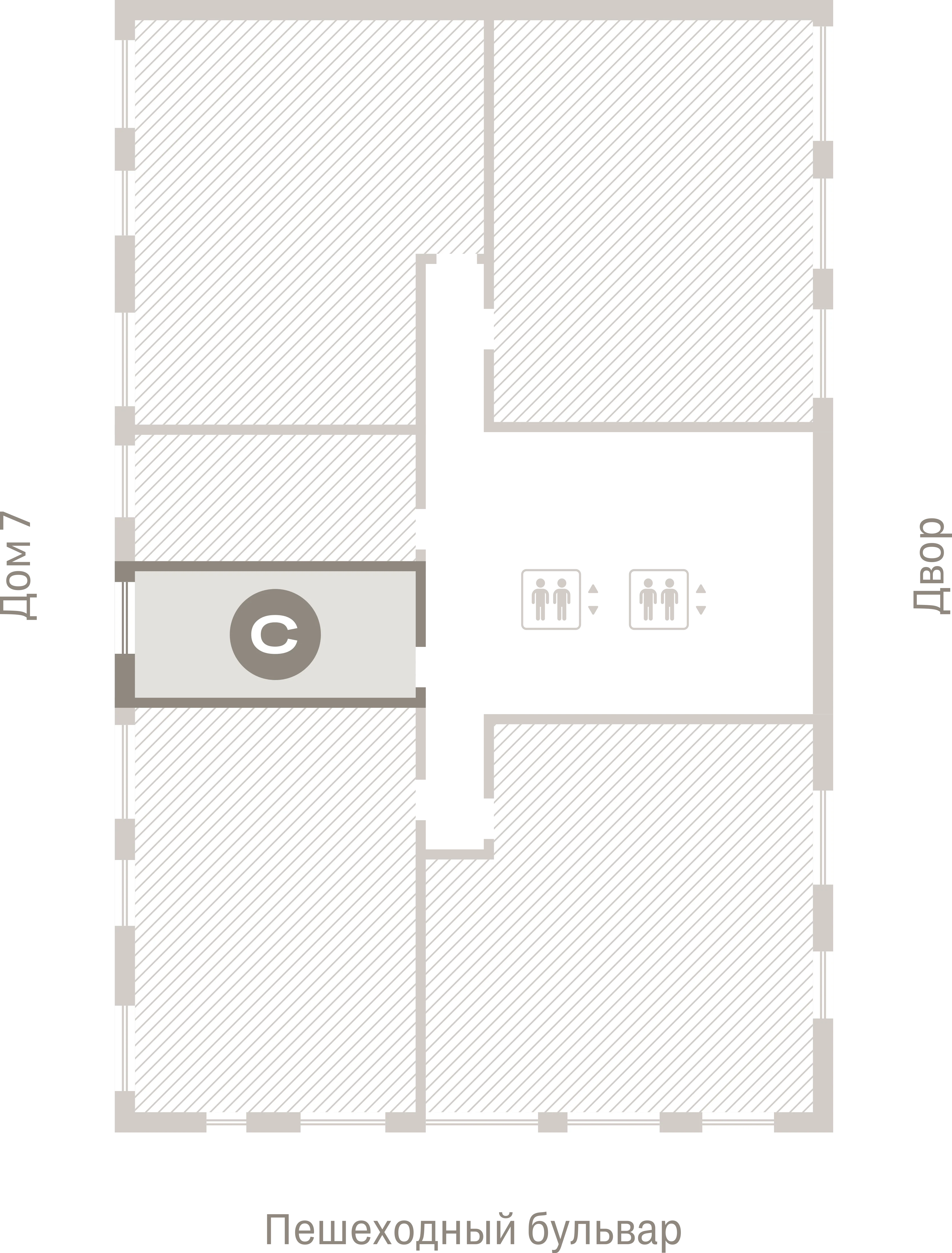 Квартира 22.4 кв. м