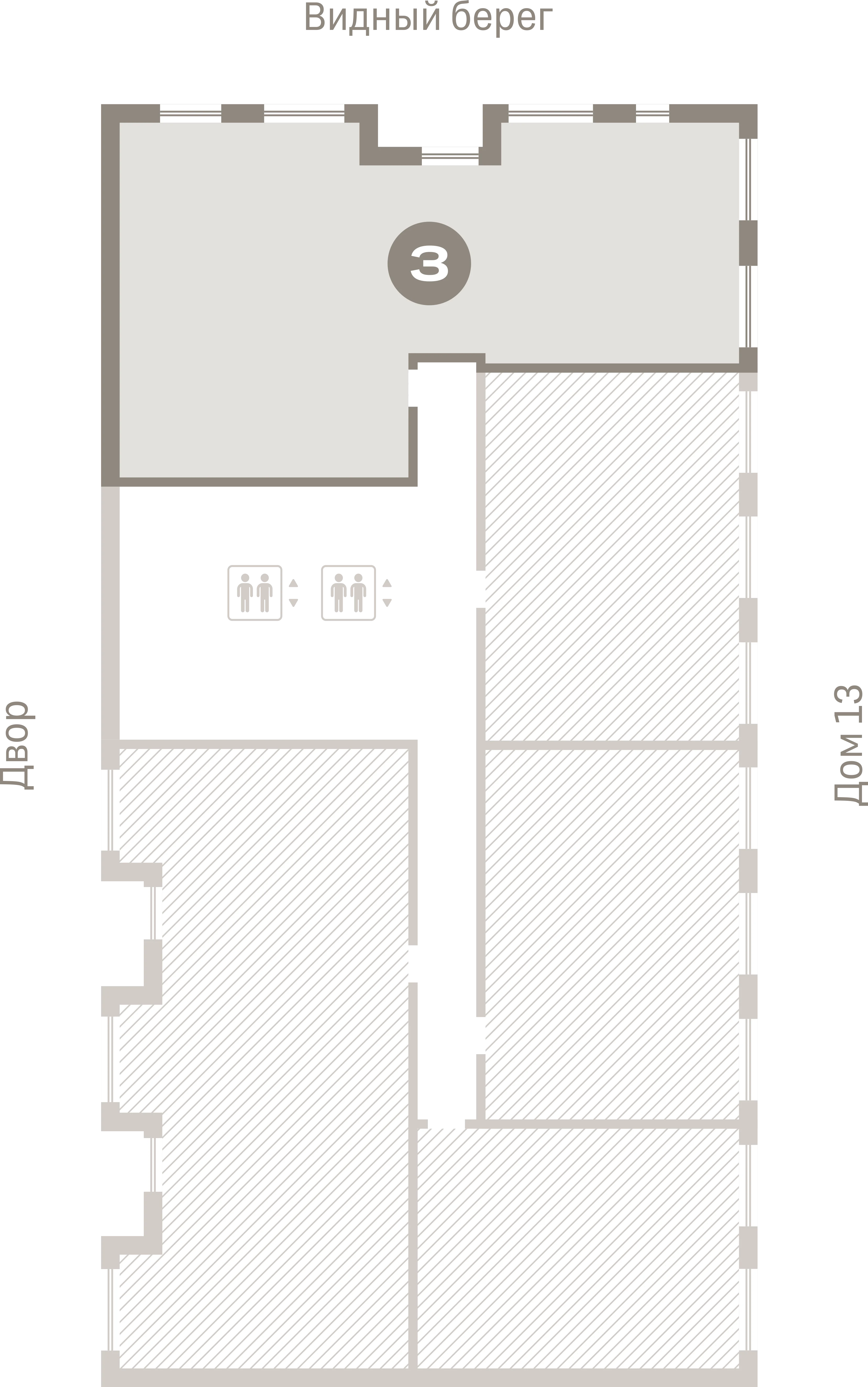 3 комн. Квартира 124.4 кв. м