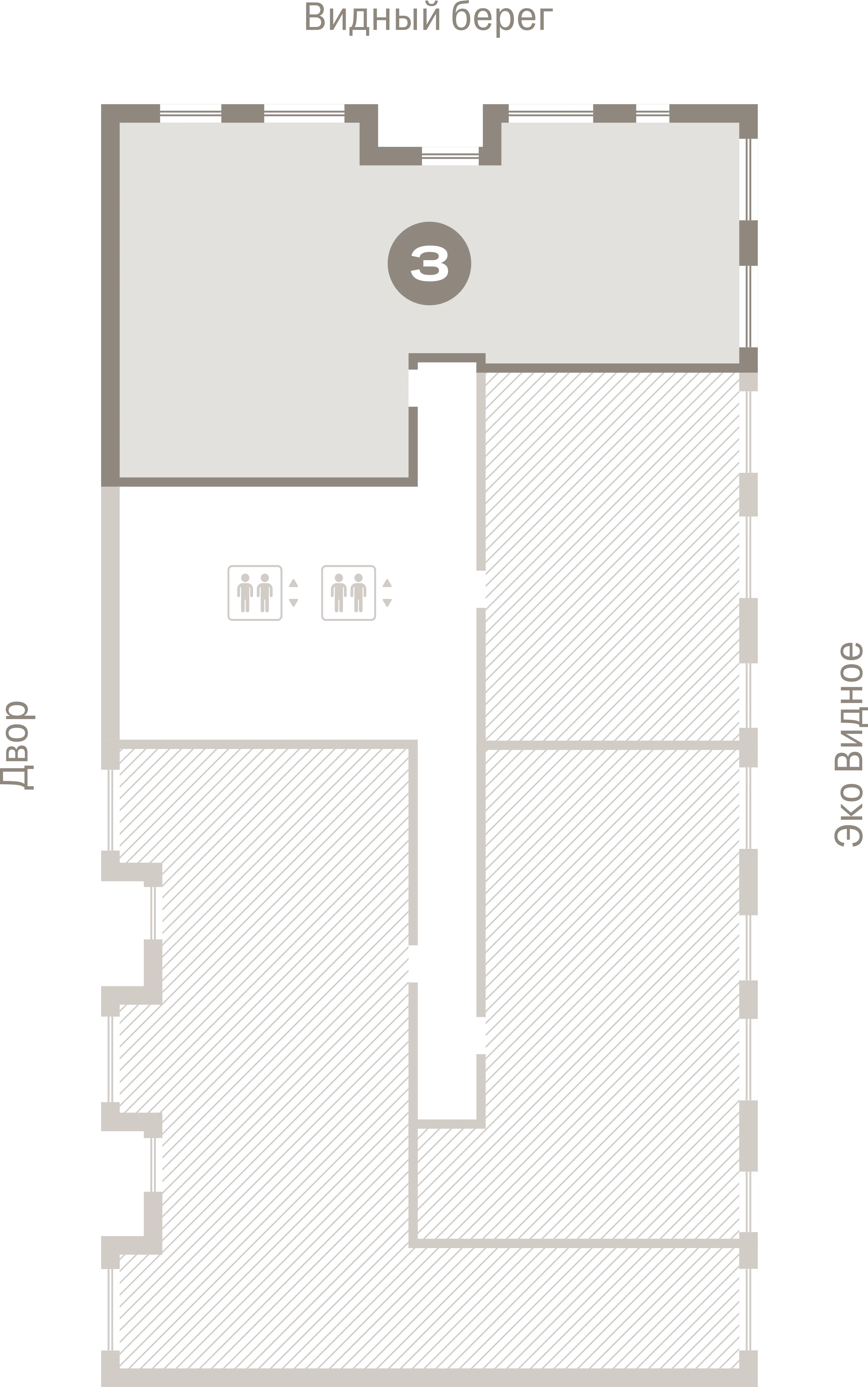 3 комн. Квартира 124.4 кв. м