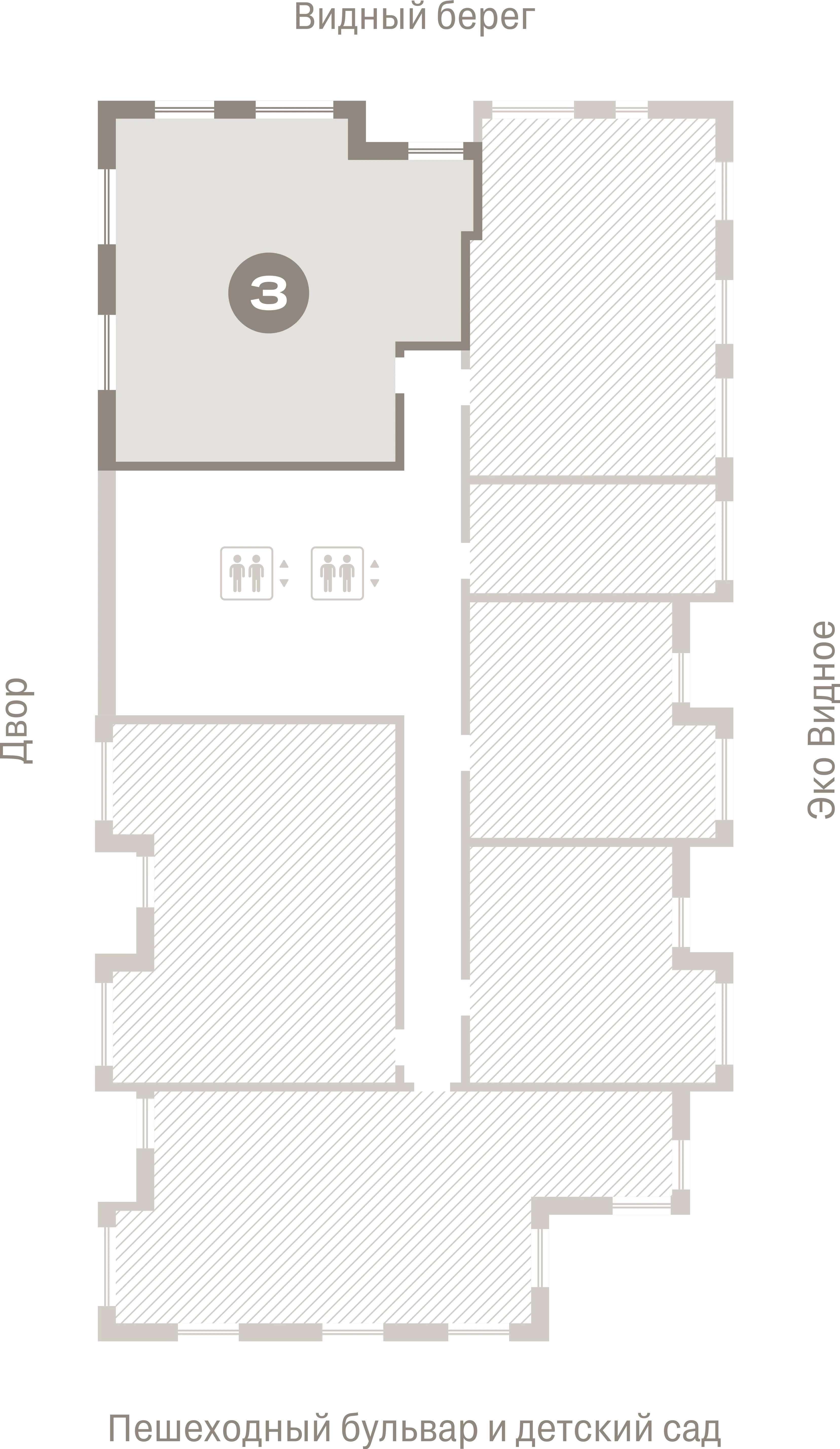 3 комн. Квартира 80.2 кв. м