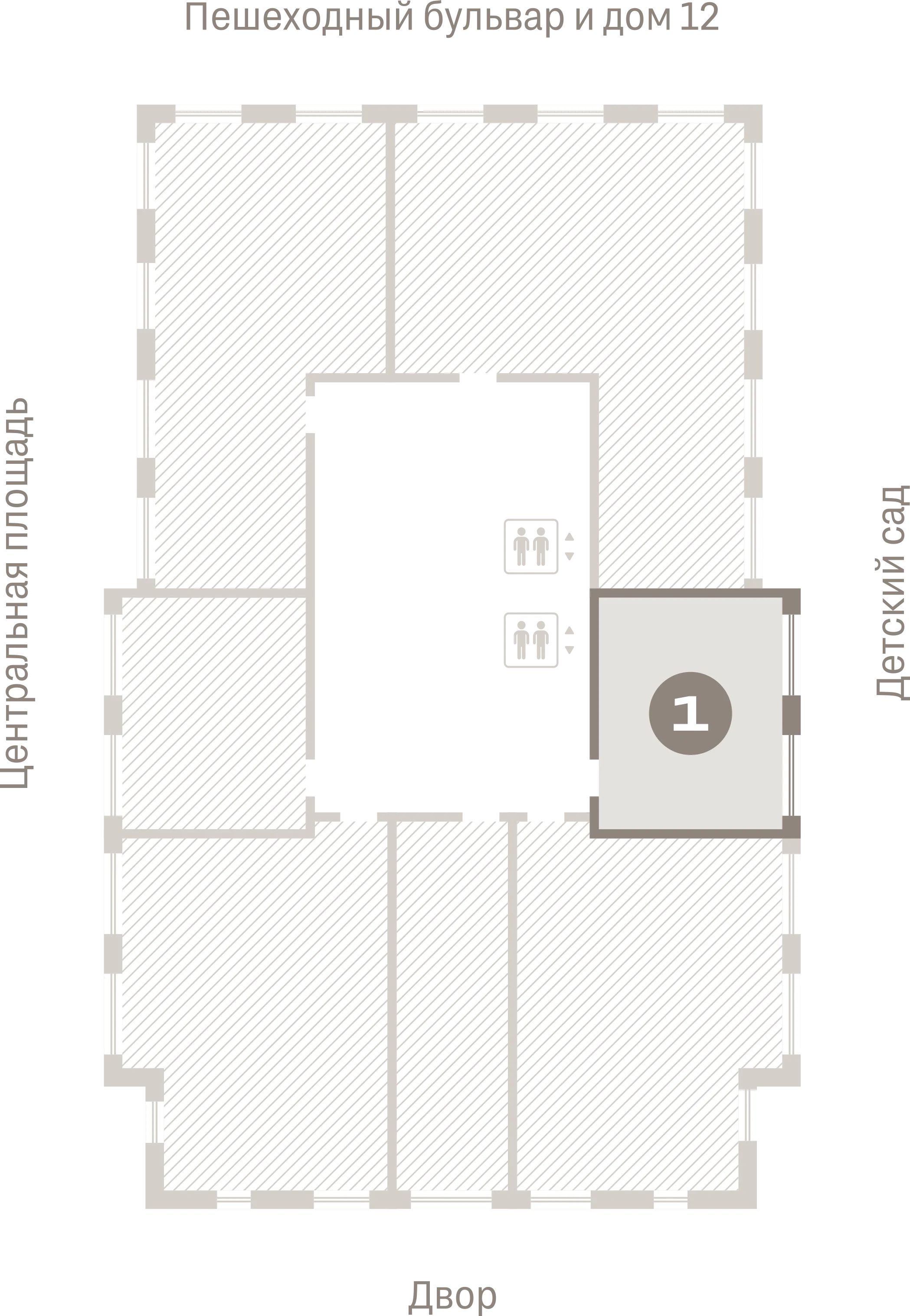 1 комн. Квартира 32 кв. м