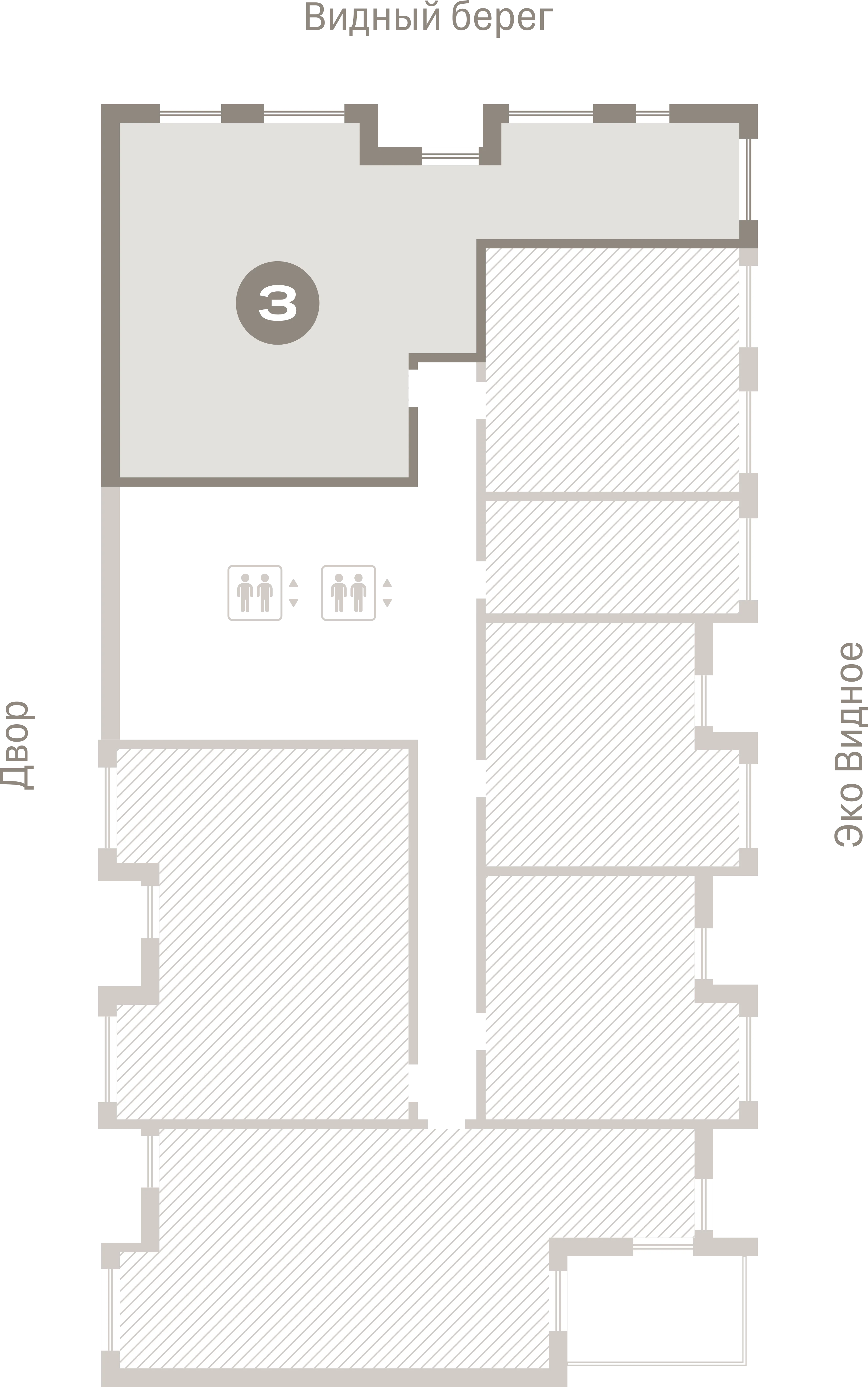 3 комн. Квартира 102.2 кв. м