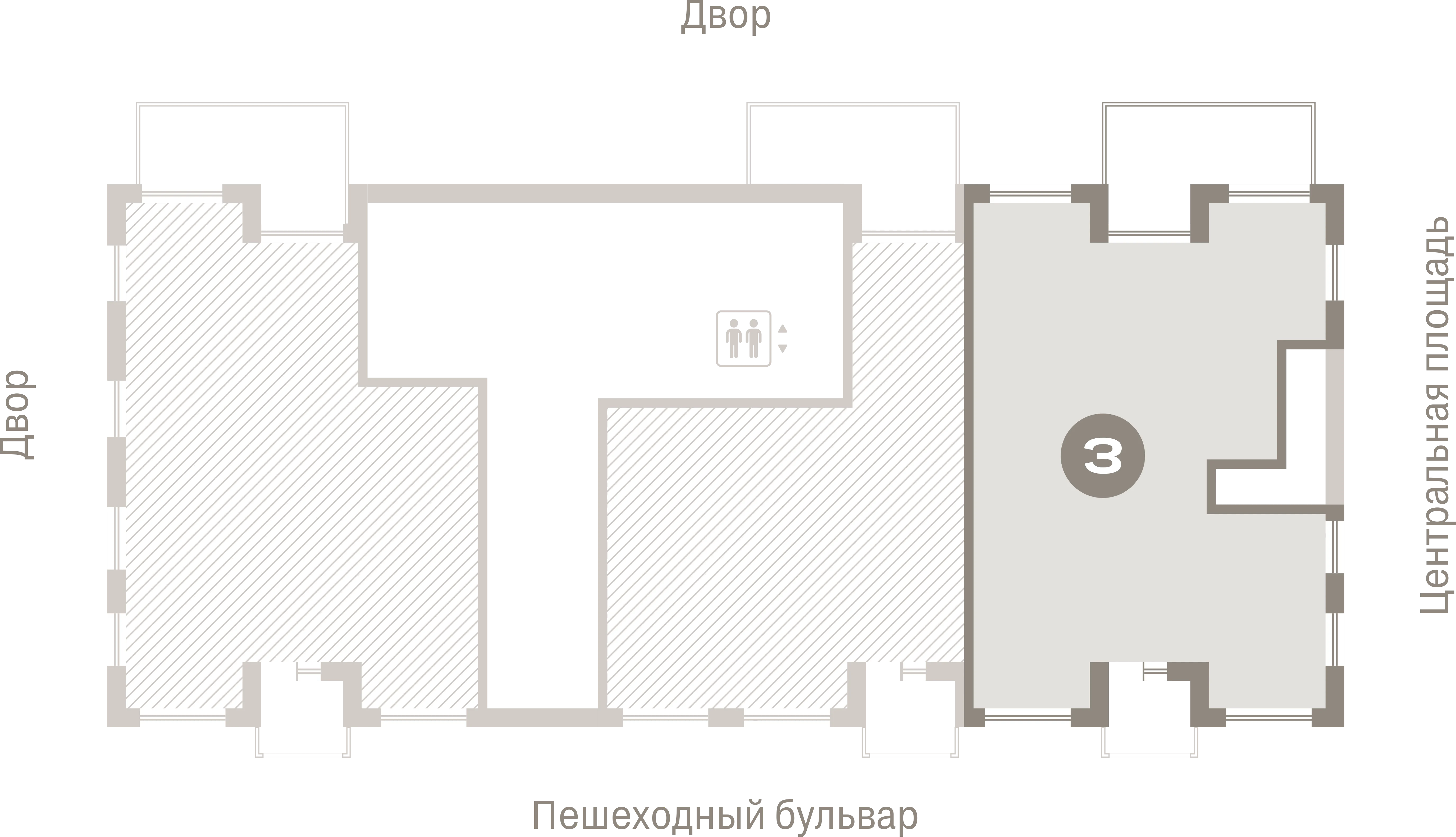 3 комн. Квартира 134.1 кв. м