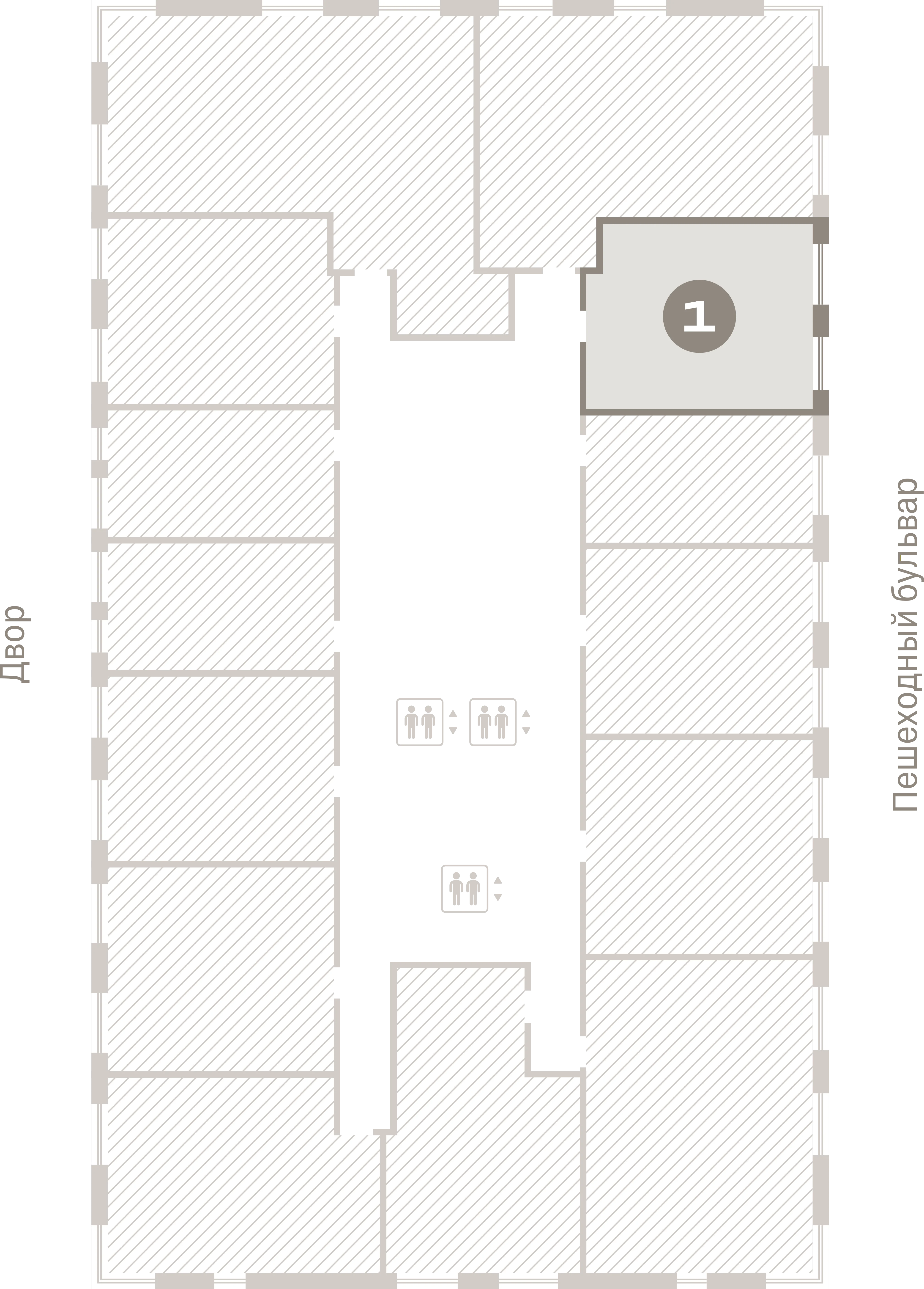 1 комн. Квартира 40.2 кв. м