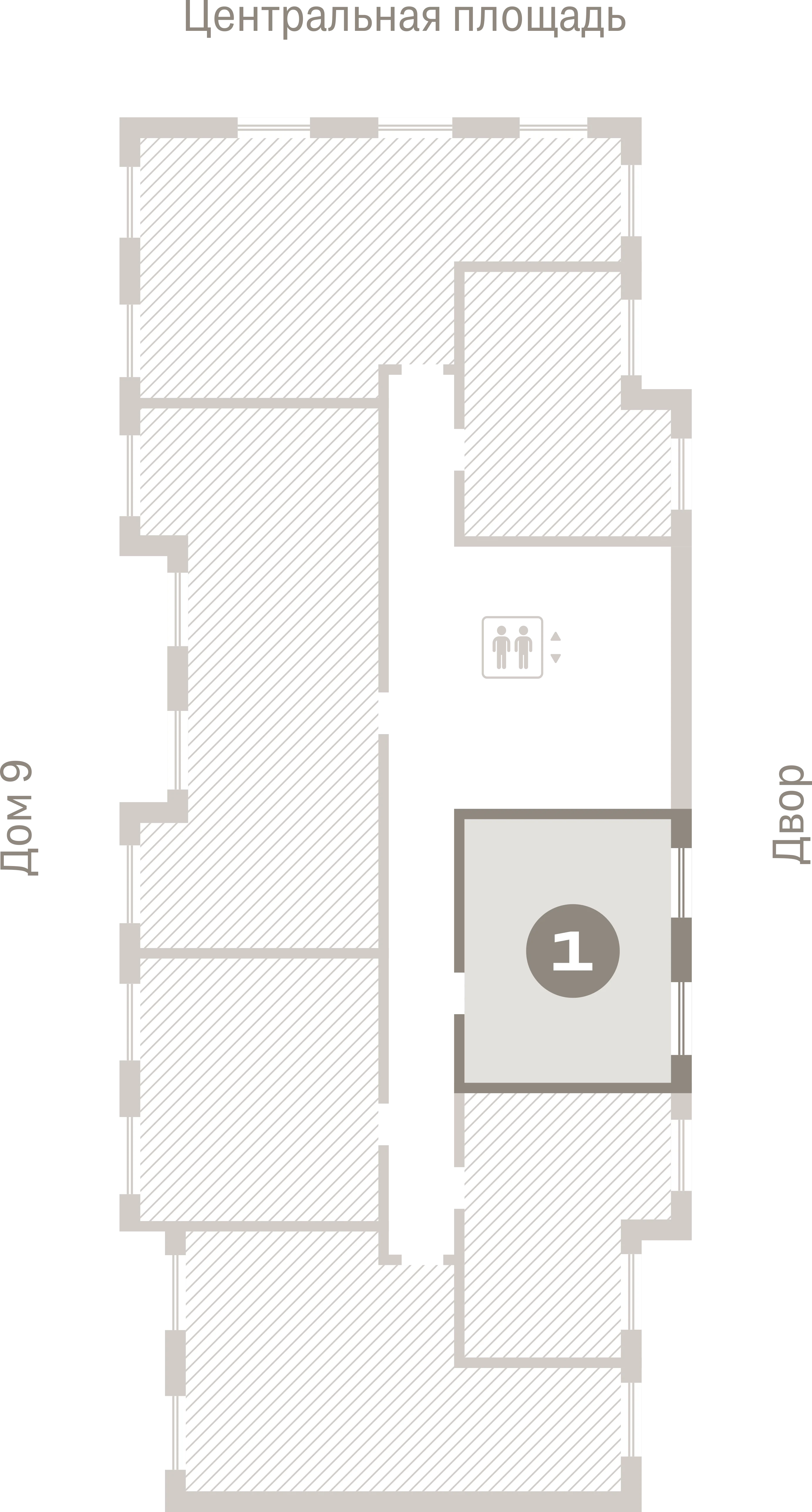 1 комн. Квартира 33.2 кв. м