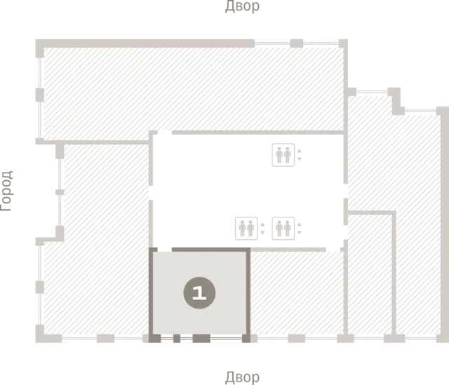 1 комн. Квартира 36.6 кв. м