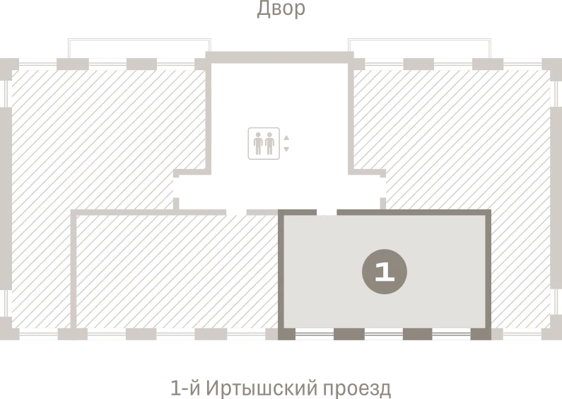 1 комн. Квартира 113.6 кв. м